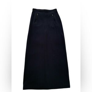 Vintage Limited America Black Long Skirt Women’s Size 4 Business Office Chic 90s